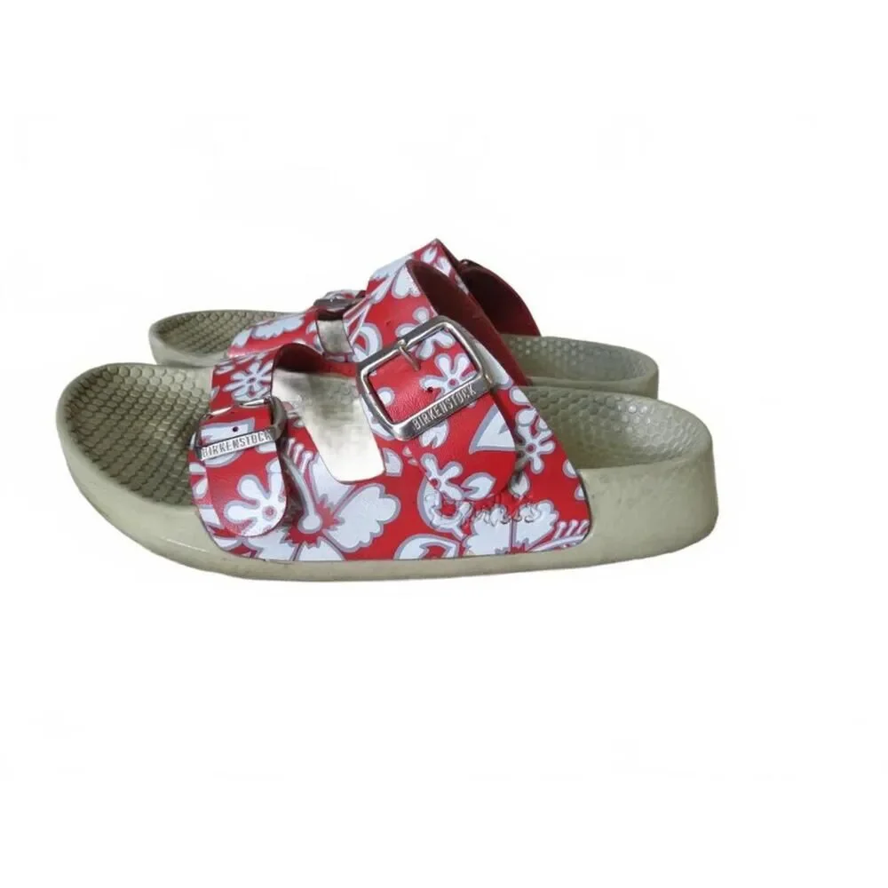 Birkenstock‎ Womens Arizona Aloha Hawaiian Summer Hippie Granola Sandals Size 6
